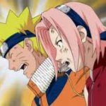 Naruto and Sakura shocked meme