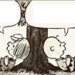 Charlie Brown and Peppermint Patty template