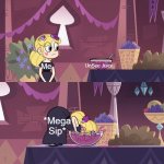 Star Butterfly Shoving her Face into the Juice Bowl | UnSee Juice; Me; *Mega Sip* | image tagged in star butterfly shoving her face into the juice bowl | made w/ Imgflip meme maker