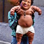 Biden and baby Stacey Abrams meme