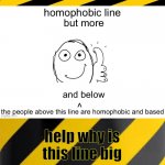 Homophobic line 3