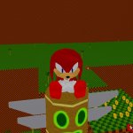 Knuckles Sitting Meme