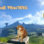 If someone could make a mod about it, then show it to me | DOGE FRONTIERS | image tagged in sonic frontiers | made w/ Imgflip meme maker