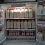 milk fridge