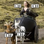 When your boss let's you let your Ne run but not too far away | ENTJ; INTJ; INTP; ENTP; USING NI TO CONTROL YOUR HOMIES NE'S CRAZY | image tagged in your pagan sister pulling up to the christmas party,entp,mbti,myers briggs,peersonality,memes | made w/ Imgflip meme maker