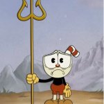 Sad cuphead