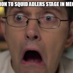 WHAT WERE THEY THINKING??? | MY REACTION TO SQUID ADLERS STAGE IN MEGA MAN X5 | image tagged in avgn face | made w/ Imgflip meme maker