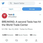 A second Tesla has hit the World Trade Center