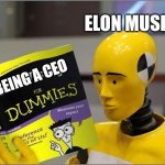 Elon CEO Dummy | ELON MUSK; BEING A CEO | image tagged in crash test dummies | made w/ Imgflip meme maker