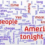 Barack Obama victory speech word cloud