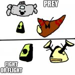 Prey and Fight Or Flight: Ultra Mix Icons meme