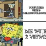 Poor Squidward Vs Rich Spongebob Meme Generator - Imgflip