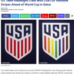 US Team redesigns crest with LGBTQ rainbow stripes