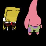 mcm faceless spongebob and patrick meme