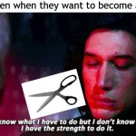 E | Sexest men when they want to become a cheff: | image tagged in kylo ren,funny | made w/ Imgflip meme maker