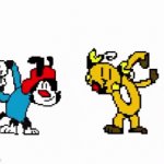 Classic Raichu & Wakko Dancing | image tagged in gifs,classic raichu and wakko dancing | made w/ Imgflip video-to-gif maker