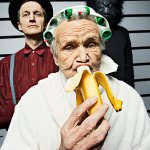 TOP Old woman senior banana JPP