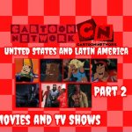 Cartoon Network USA and LA Horror Movies and TV Shows Villains 2