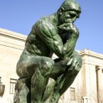 The Thinker | Leprechauns are just Irish gnomes | image tagged in the thinker | made w/ Imgflip meme maker