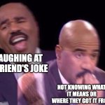 Steve Harvey Laughing Serious Meme Generator - Imgflip