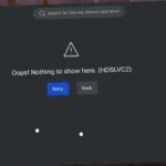 Oculus Quest 2 error code HDSLVC2