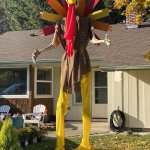 12 foot skeleton turkey thanksgiving