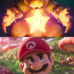 Mario Movie Bowser Meme template