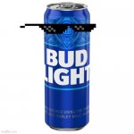 Can of Bud Light beer | image tagged in can of bud light beer | made w/ Imgflip meme maker