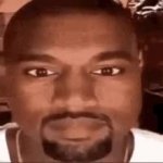 Kanye staring gif GIF Template