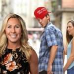 MAGA Distracted boyfriend Marjorie Taylor Greene meme