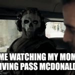 McDonald's | ME WATCHING MY MOM DRIVING PASS MCDONALD'S | image tagged in gifs,fun,memes,cod,funny memes,lol | made w/ Imgflip video-to-gif maker