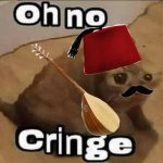 turkish oh no cringe cat GIF Template