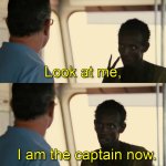 Look at me, I am the captain now