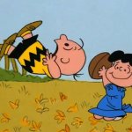 Charlie Brown missing the football template