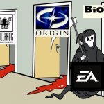 When EA comes a-knockin', bolt the door! | image tagged in death | made w/ Imgflip meme maker