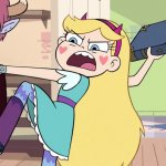 Star Butterfly Yeeting a Book