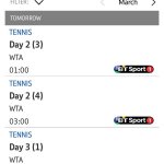 BT Sport Channels That Show WTA