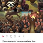 Vice-President sloth malt beer scandal meme