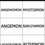 These Digimon are totally fabulous! | THE 6 AWESOME DIGIMON; ANGEWOMON; MYOTISMON; ANGEMON; SAKUYAMON; ROSEMON; LADYDEVIMON | image tagged in 6 square grid | made w/ Imgflip meme maker