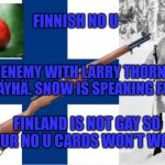 Finnish no u