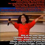 Oprah Winfrey takes over the Democratic Party