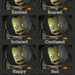 The many faces of jebediah kerman template
