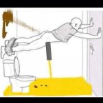 Male - How to pee in a bathroom