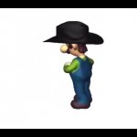 Luigi busts a move GIF Template