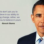 Barack Obama quote change