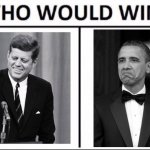 Who would win JFK vs Obama meme