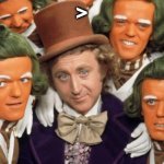 Your Comment | > | image tagged in wonka gang when | made w/ Imgflip meme maker