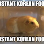 instant korean food meme