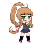 Gacha Club Monika (idk what happened to her bow)
