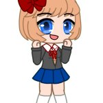 Sayori staring at you